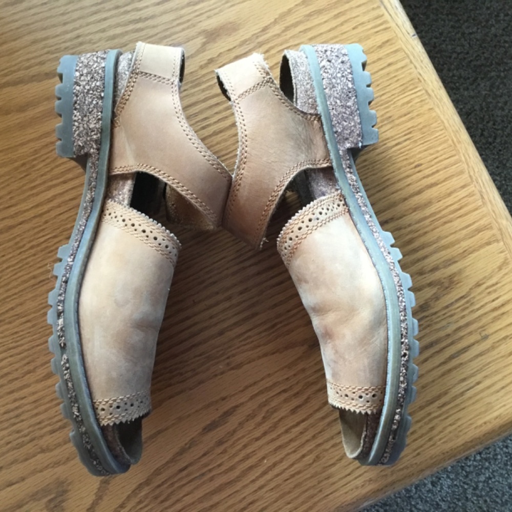 Bass open toe leather clogs - Picture 7 of 8